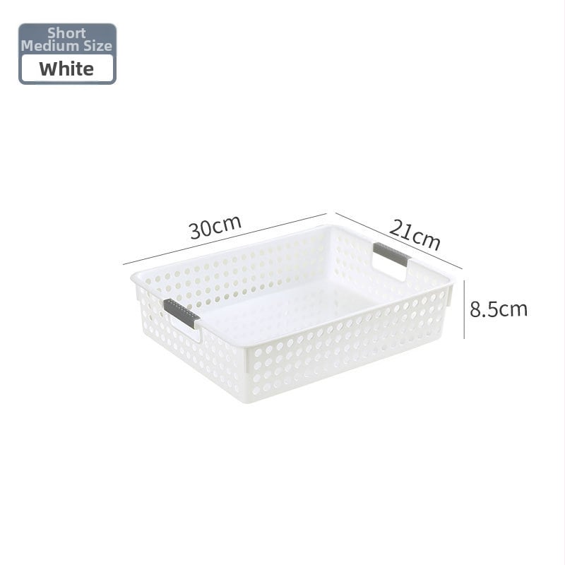 Κάδος αποθήκευσης από πλαστικό, παχύτερος, φορητός, υφαντή κατασκευή, μοντέλο LD6070-6073, κατάλληλος για κουζίνα – αποθήκευση φρούτων, λαχανικών, σνακ και άλλων ειδών