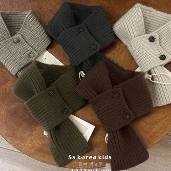 Bora παιδικός σάλι με κουμπιά, warp-πλεκτό από συνθετικό κασμίρι, ακρυλικό μείγμα, ζεστός και ανθεκτικός στη σκόνη για τον χειμώνα