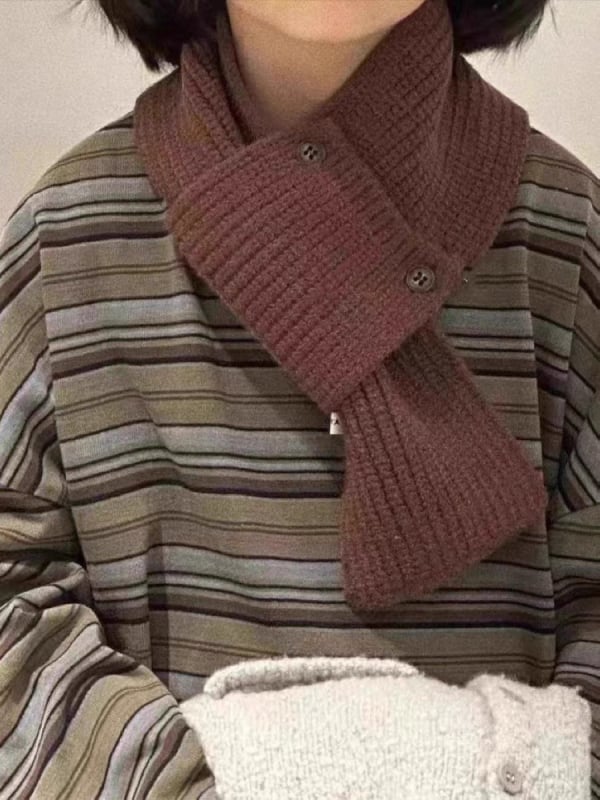 Bora παιδικός σάλι με κουμπιά, warp-πλεκτό από συνθετικό κασμίρι, ακρυλικό μείγμα, ζεστός και ανθεκτικός στη σκόνη για τον χειμώνα