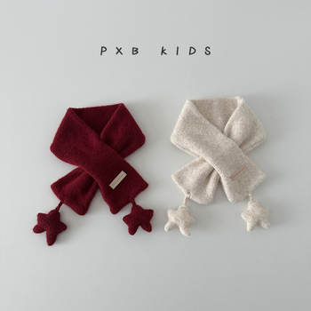 Παιδικό φουλάρι με κρεμαστή αστέρι, αντιανεμικό για φθινοπωρινό/χειμερινό διάστημα, unisex