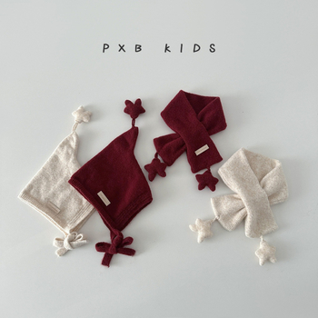 Παιδικό φουλάρι με κρεμαστή αστέρι, αντιανεμικό για φθινοπωρινό/χειμερινό διάστημα, unisex