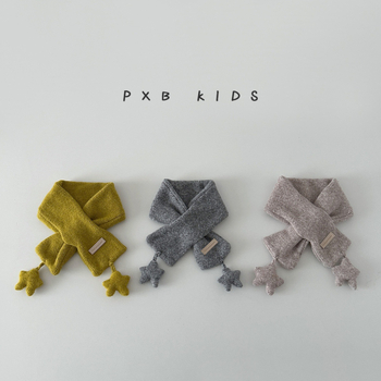 Παιδικό φουλάρι με κρεμαστή αστέρι, αντιανεμικό για φθινοπωρινό/χειμερινό διάστημα, unisex