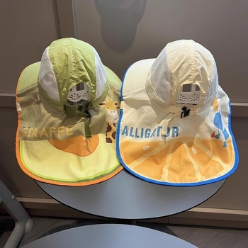 Шапка тип бакет с голям ръб, куполна корона, дишащ найлон за защита от слънцето – лято