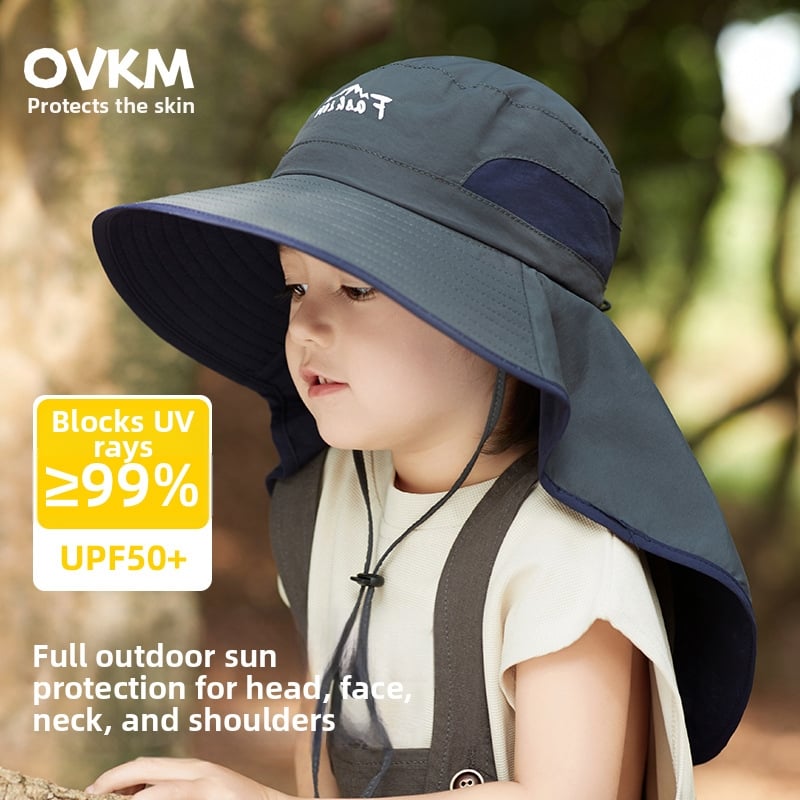 Рибарска шапка с голям бортик, UV защита, полиестер, лято