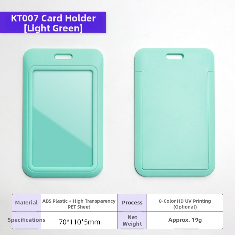 Kortelių laikiklis su karikatūrų dizainu, iš ABS plastiko + skaidraus PET lakšto, pritaikomas prekinis ženklas