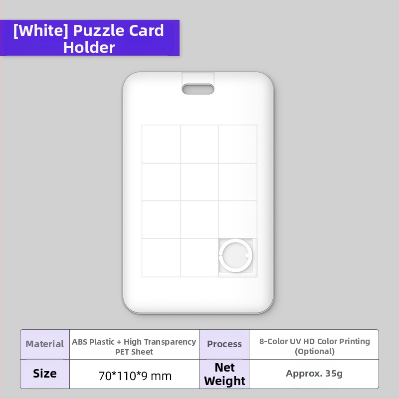 Kortelių laikiklis su karikatūrų dizainu, iš ABS plastiko + skaidraus PET lakšto, pritaikomas prekinis ženklas