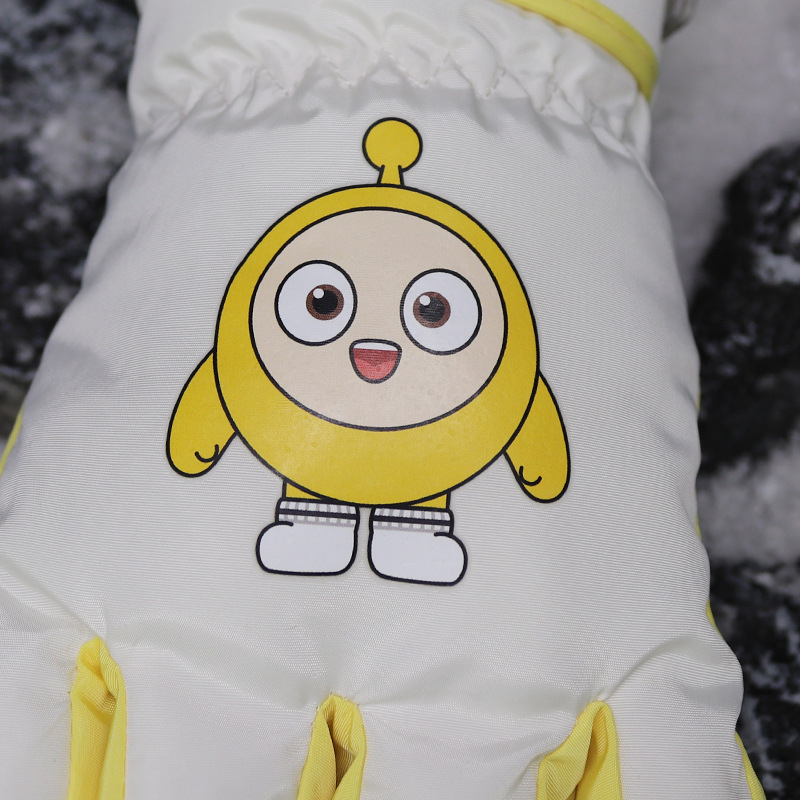 Egg Party dječje ski rukavice za zimu — tople, otporne na vjetar, s fleec podstavkom i debelim slojem, za vožnju na otvorenom biciklom