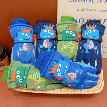 Laste suusakindad, Unisex, 6-12 aasta vanuses, Talv, Segu materjal, Kohandatavad