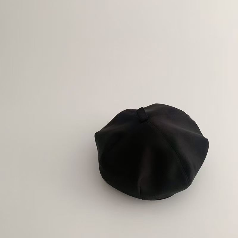 Beret pentru copii, design octagonal, inspirat de Harajuku, stil primăvară-toamnă, poliester, textură jacquard