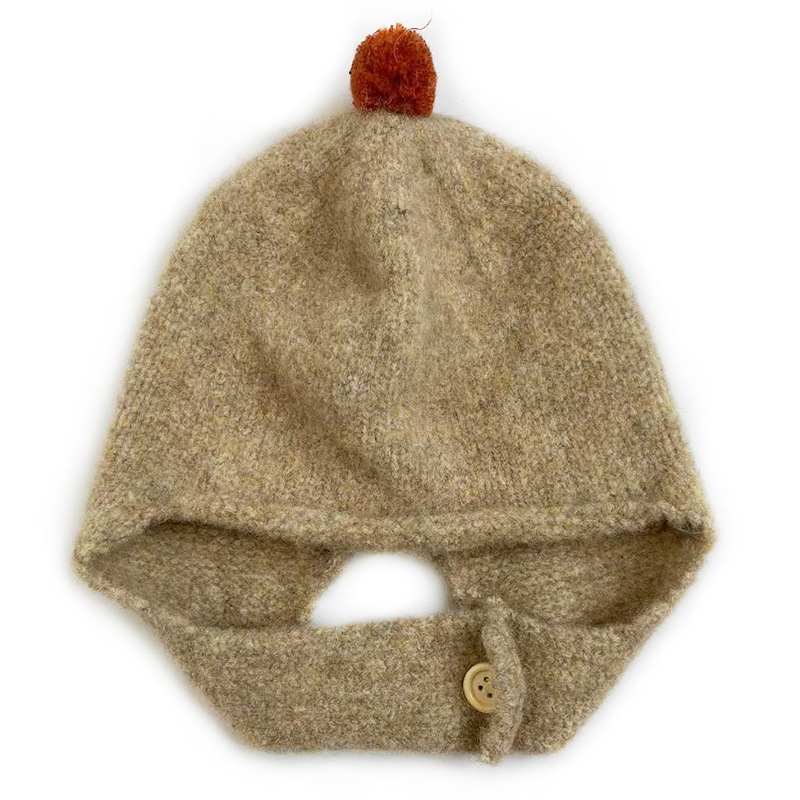 Zimska pletena kapa za djecu, Deer plush tkanina, Jacquard, uzrast 2-6 godina