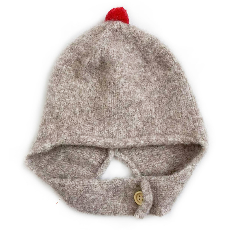 Zimska pletena kapa za djecu, Deer plush tkanina, Jacquard, uzrast 2-6 godina