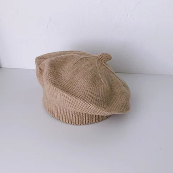 Jesen–zimska beretka za bebe, unisex, topla pletena kapa, bebi kapa, slikarski stil