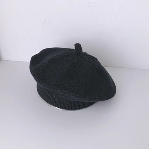 Jesen–zimska beretka za bebe, unisex, topla pletena kapa, bebi kapa, slikarski stil