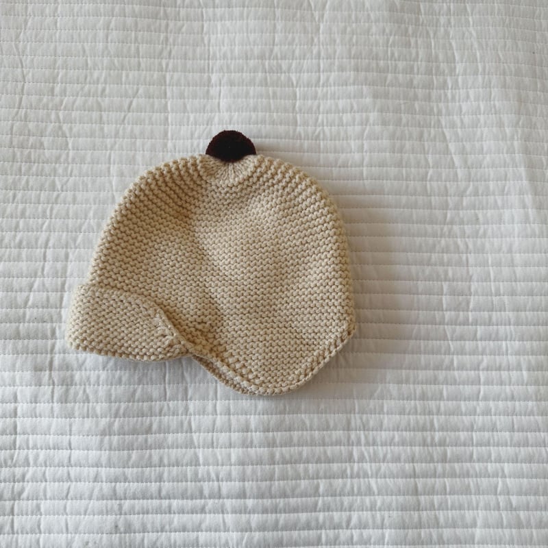 Плетена шапка за бебета с ушна защита – зимна акрилна плетка, дишаща, за 6–12 м, 1–2 г и 2–4 г