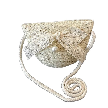 Детска сламена шапка за лято с широк козирог, куполна форма, конопено плат, слънцезащита, дишаща, за деца 4–6 г.