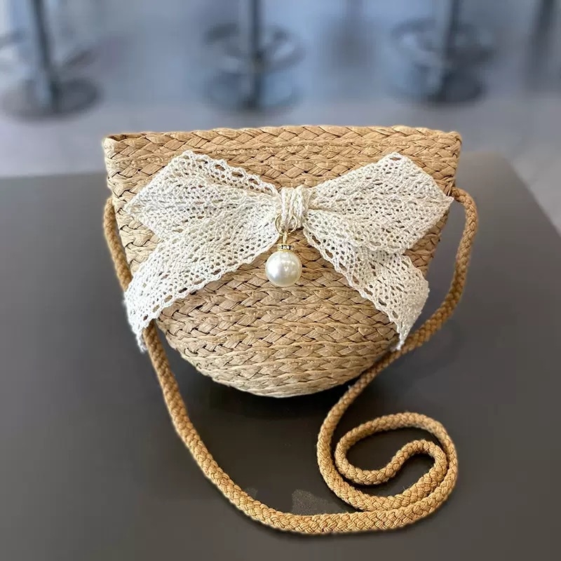 Детска сламена шапка за лято с широк козирог, куполна форма, конопено плат, слънцезащита, дишаща, за деца 4–6 г.