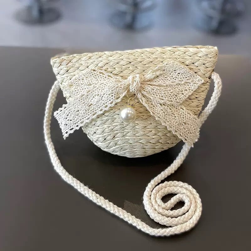 Детска сламена шапка за лято с широк козирог, куполна форма, конопено плат, слънцезащита, дишаща, за деца 4–6 г.