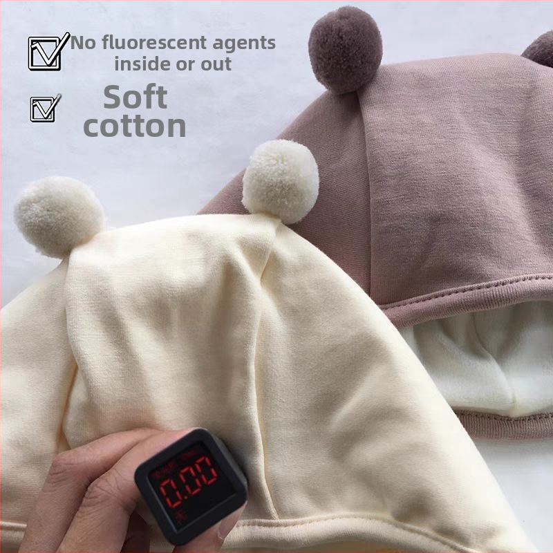 Baotou dječja kapa, kupolast oblik, zaštita za uši, topla, za dob 0–24 mjeseca