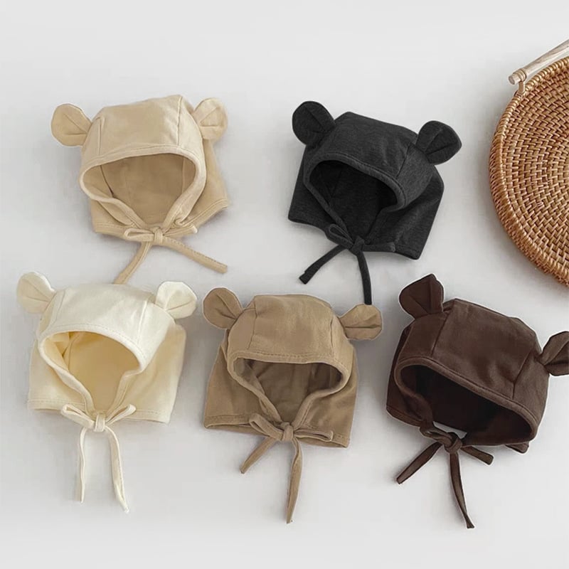 Șapcă fetală pentru nou-născuți, 0–6 luni, pentru toate sezoanele, bumbac, protecție împotriva vântului, cu vârf cupolă