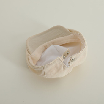 Dječji beret od pamuka, jednobojni, proljeće–jesen, stil slikara, unisex