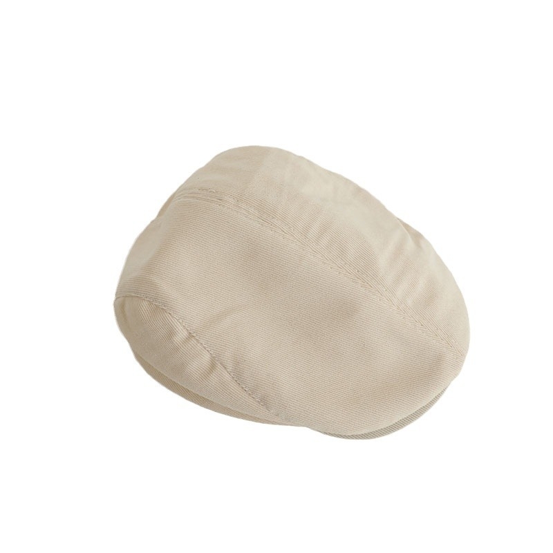 Dječji beret od pamuka, jednobojni, proljeće–jesen, stil slikara, unisex