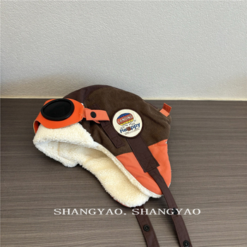 Laste Lei Feng müts, fleece vooder, korduroy puuvillane materjal, kupolistiil, tuulekindel ja soe, 4–6 ja 8–10-aastased, talvel 2025