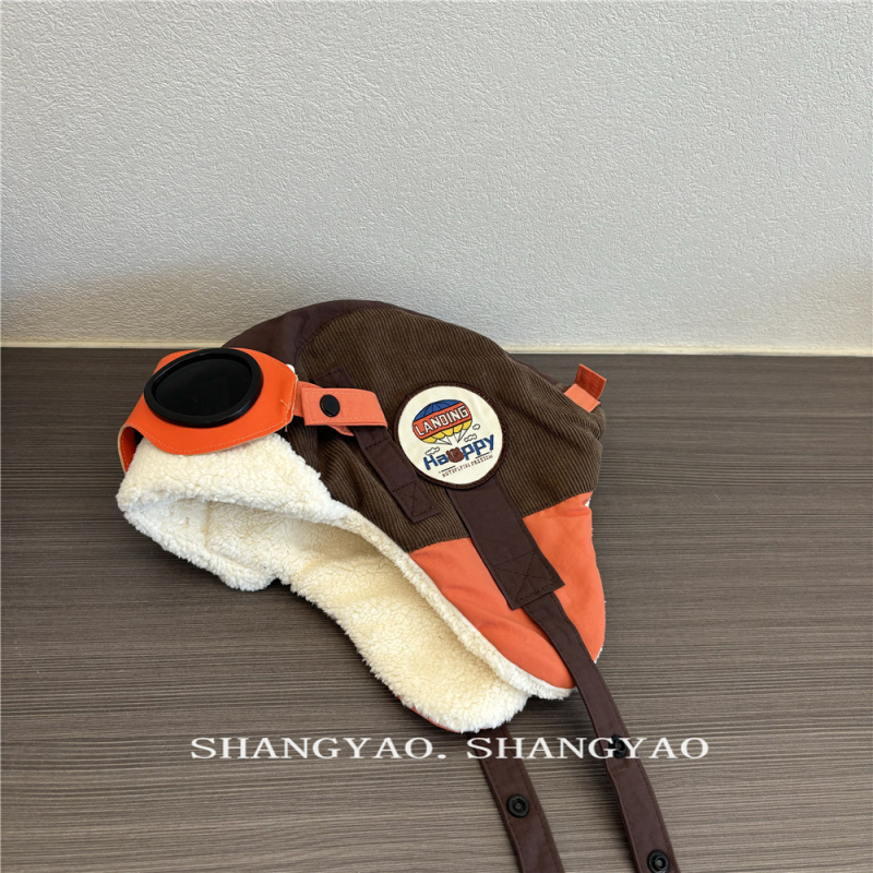 Laste Lei Feng müts, fleece vooder, korduroy puuvillane materjal, kupolistiil, tuulekindel ja soe, 4–6 ja 8–10-aastased, talvel 2025