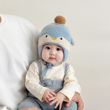 Villane talvemüts kupolikujulise disainiga, hingav ja soe, 1–2-aastastele