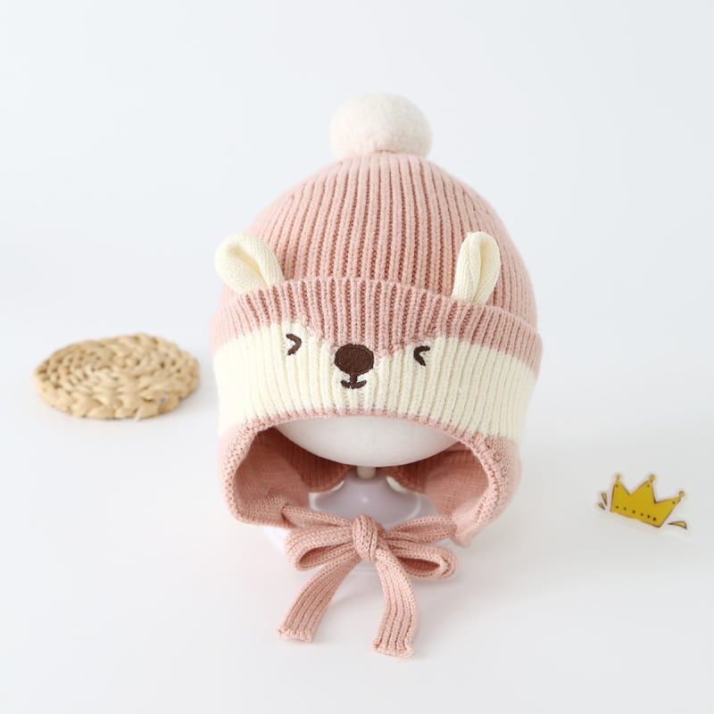 Villane talvemüts kupolikujulise disainiga, hingav ja soe, 1–2-aastastele