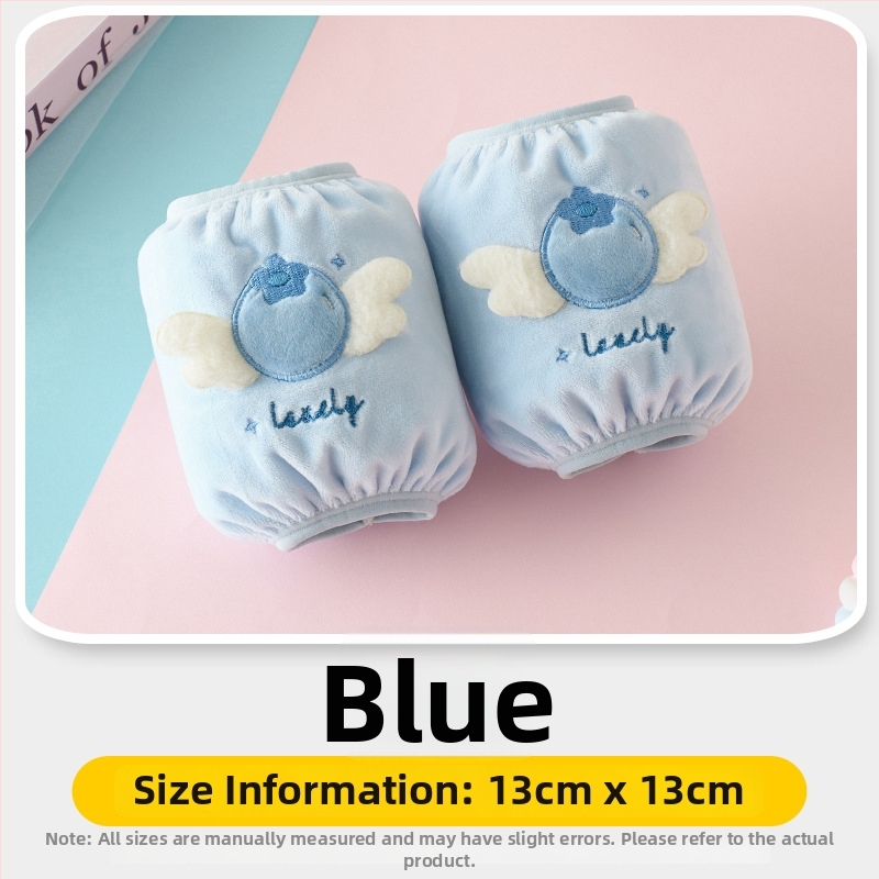 Laste veluurist varrukakaitsed – Mustuse vastane, Sügis–Talve hooaeg, Multikas muster, Vanusegrupp: 1–3 ja 3–8 aastat, Materjal: Muu