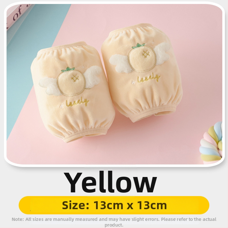 Laste veluurist varrukakaitsed – Mustuse vastane, Sügis–Talve hooaeg, Multikas muster, Vanusegrupp: 1–3 ja 3–8 aastat, Materjal: Muu