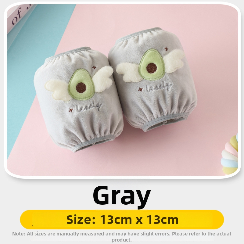 Laste veluurist varrukakaitsed – Mustuse vastane, Sügis–Talve hooaeg, Multikas muster, Vanusegrupp: 1–3 ja 3–8 aastat, Materjal: Muu