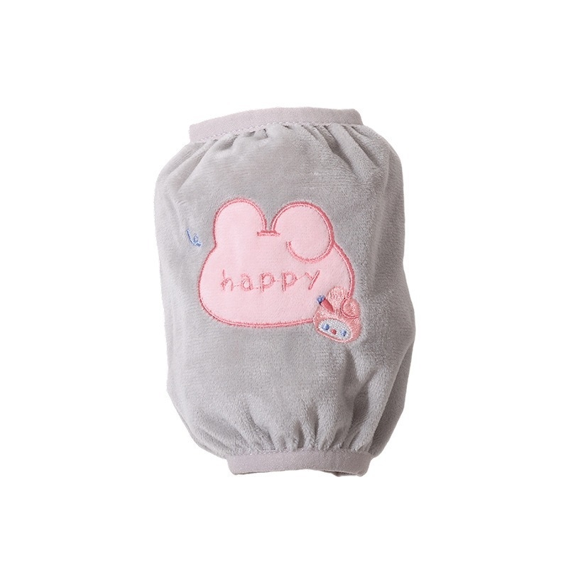 Laste plüüsvarrukad karikatüüriga - mustuse vastu, tikitud, polüestri kiud, sobivad 8–13-aastastele tüdrukutele, sügis-talv