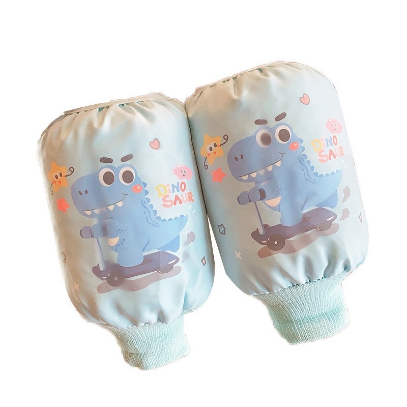 Anti-fouling cartoon pattern laste varrukad talveks, polüester, unisex, vanusegrupid 1–3, 3–8, 8–13