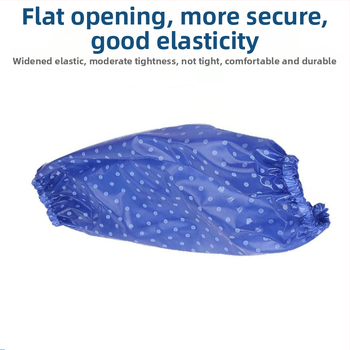 PVC μανσέτα προστατευτική, unisex, αδιάβροχη, ανθεκτική σε λάδια, σε οξέα και αλκάλια