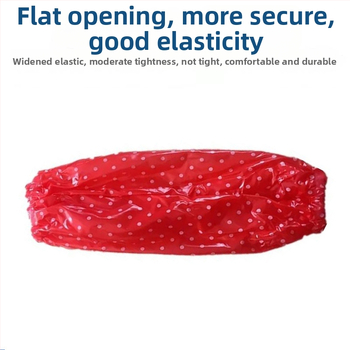 PVC μανσέτα προστατευτική, unisex, αδιάβροχη, ανθεκτική σε λάδια, σε οξέα και αλκάλια