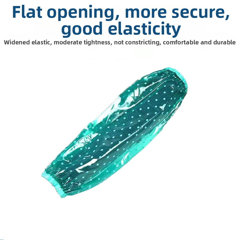 PVC μανσέτα προστατευτική, unisex, αδιάβροχη, ανθεκτική σε λάδια, σε οξέα και αλκάλια