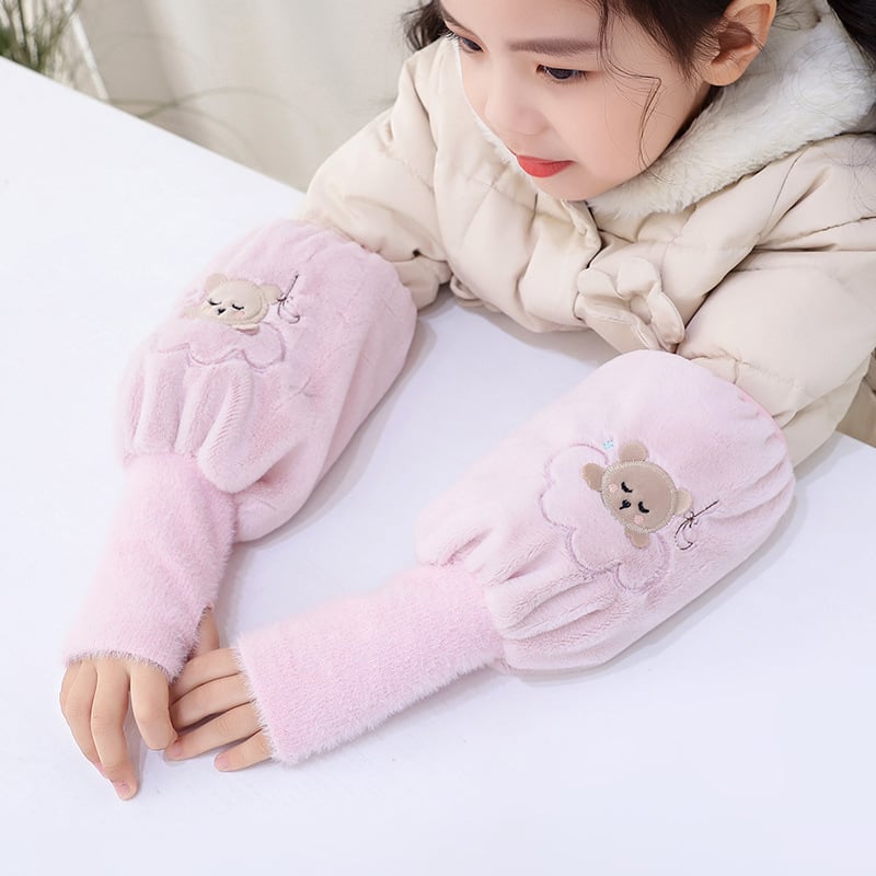 Nectar Kaks ühes lapse varrukad — pehmed, soojad, multikas kujundus, universaalne, tikitudud, 3–13-aastased, talv/kevad/sügis