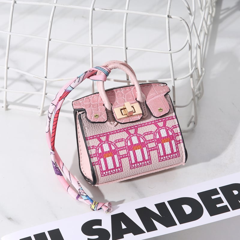 PVC müntide rahakott triibulise mustriga, linnaline minimalistlik stiil naistele