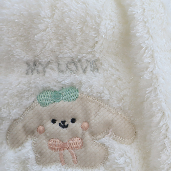 Κοντές θήκες μανικιών με κέντημα, αντιβρωμικές, στυλ καρτούν, ασημένιο αστέρι βελούδινο