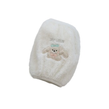 Κοντές θήκες μανικιών με κέντημα, αντιβρωμικές, στυλ καρτούν, ασημένιο αστέρι βελούδινο