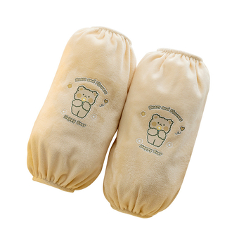 Μακριά βελούδινα προστατευτικά μανίκια εργασίας, υλικό κρυστάλλινο βελούδο, αντί-βρωμιά, μοτίβ Cartoon, κατάλληλα για όλες τις ηλικίες, 2022