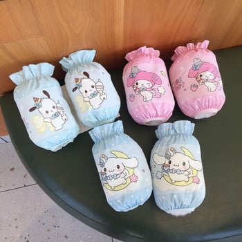 Laste veekindlad varrukakaitsmed karikatuurmustriga, nailonist, vanus 0–13 aastat, sobib talvele, kevadelle ja sügisesele.