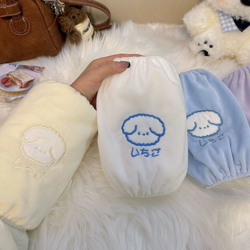 Κάλυμματα μανικιών γραφείου, αντιβρωμικά, πολυεστέρας, καρτούν στυλ με μοτίβο κουταβιού