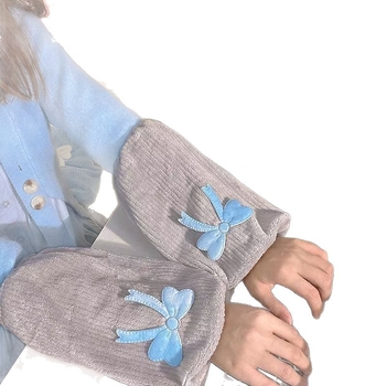 Μανίκια από πολυεστέρα με επίστρωση κατά του λαδιού και κατά των λεκέδων, σε στυλ Γιαπωνέζικο-Κορεάτικο