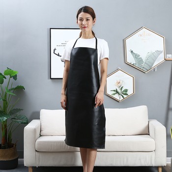 Δερμάτινη χωρίς μανίκια ποδιά – αδιάβροχη, μοντέρνος, απλός στυλ, για σεφ και προσωπικό ξενοδοχείου