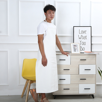 Δερμάτινη χωρίς μανίκια ποδιά – αδιάβροχη, μοντέρνος, απλός στυλ, για σεφ και προσωπικό ξενοδοχείου