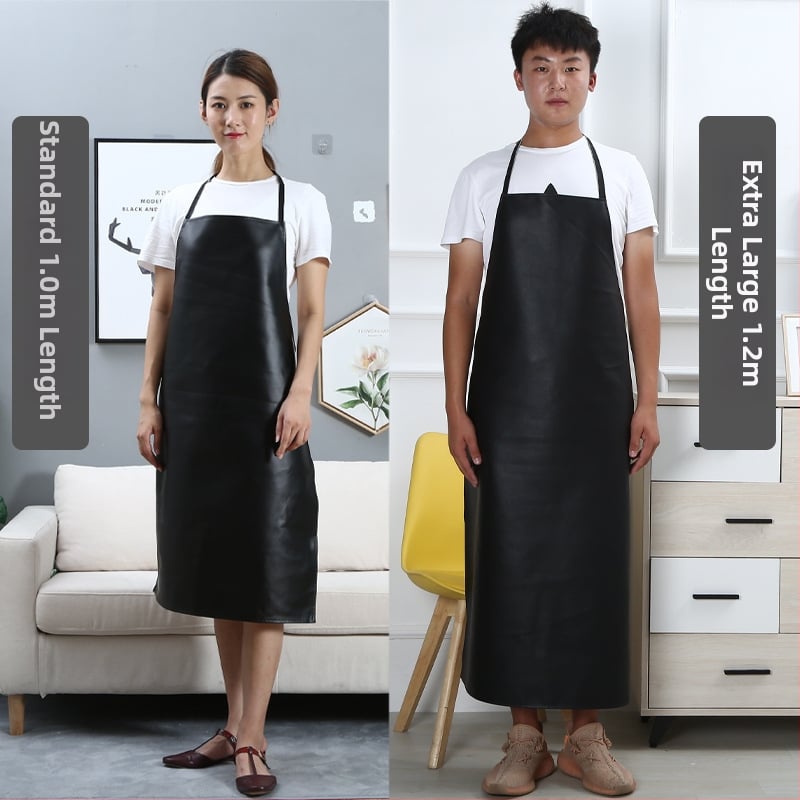 Δερμάτινη χωρίς μανίκια ποδιά – αδιάβροχη, μοντέρνος, απλός στυλ, για σεφ και προσωπικό ξενοδοχείου