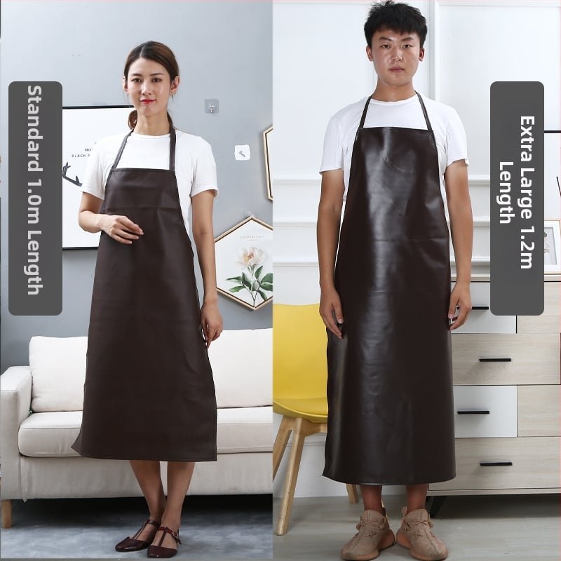 Δερμάτινη χωρίς μανίκια ποδιά – αδιάβροχη, μοντέρνος, απλός στυλ, για σεφ και προσωπικό ξενοδοχείου