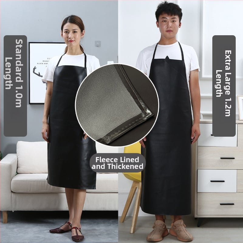 Δερμάτινη χωρίς μανίκια ποδιά – αδιάβροχη, μοντέρνος, απλός στυλ, για σεφ και προσωπικό ξενοδοχείου